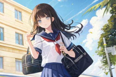 【Stable Diffusion】プロンプト 100枚生成 夏服の制服(School uniform, summer clothes)