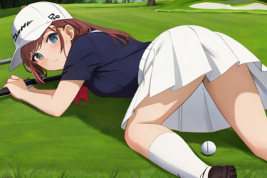 【Stable Diffusion】プロンプト 100枚生成 ゴルフパンチラ(Golf,upskirt)